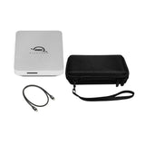 OWC Envoy Pro Elektron 1TB Mini-Sized SSD with Weather-Resistant Body (Silver) and OWC Cable Bundle
