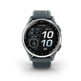 Garmin Approach S44 GPS AMOLED Golf Smartwatch (Silver Aluminum Bezel, Twilight Silicone Band)