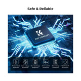 K&F Concept 2280mAh NP-FZ100 Li-Ion Replacement Battery 3-Pack and Three Slot LCD Charger for Sony