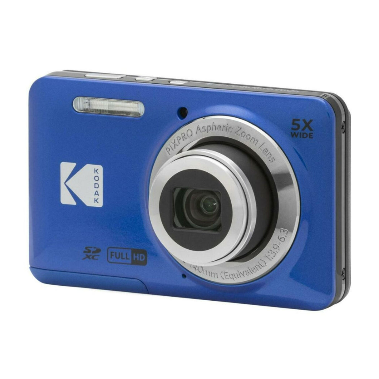 Kodak PIXPRO Friendly Zoom FZ55 Blue Digital Camera with 32GB Memory Card Bundle6.3