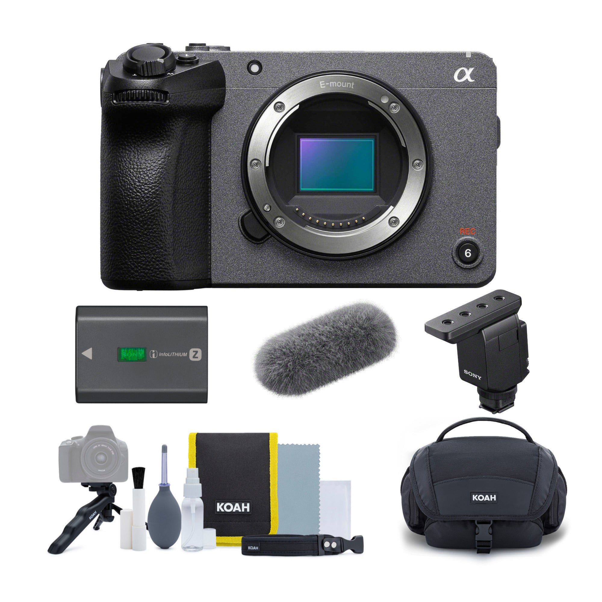 Sony Cinema Line FX30 Super 35 Camera with Digital Shotgun