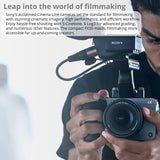 Sony Cinema Line FX30 Super 35 Camera with Digital Shotgun Microphone and 2280mAh Battery Bundle