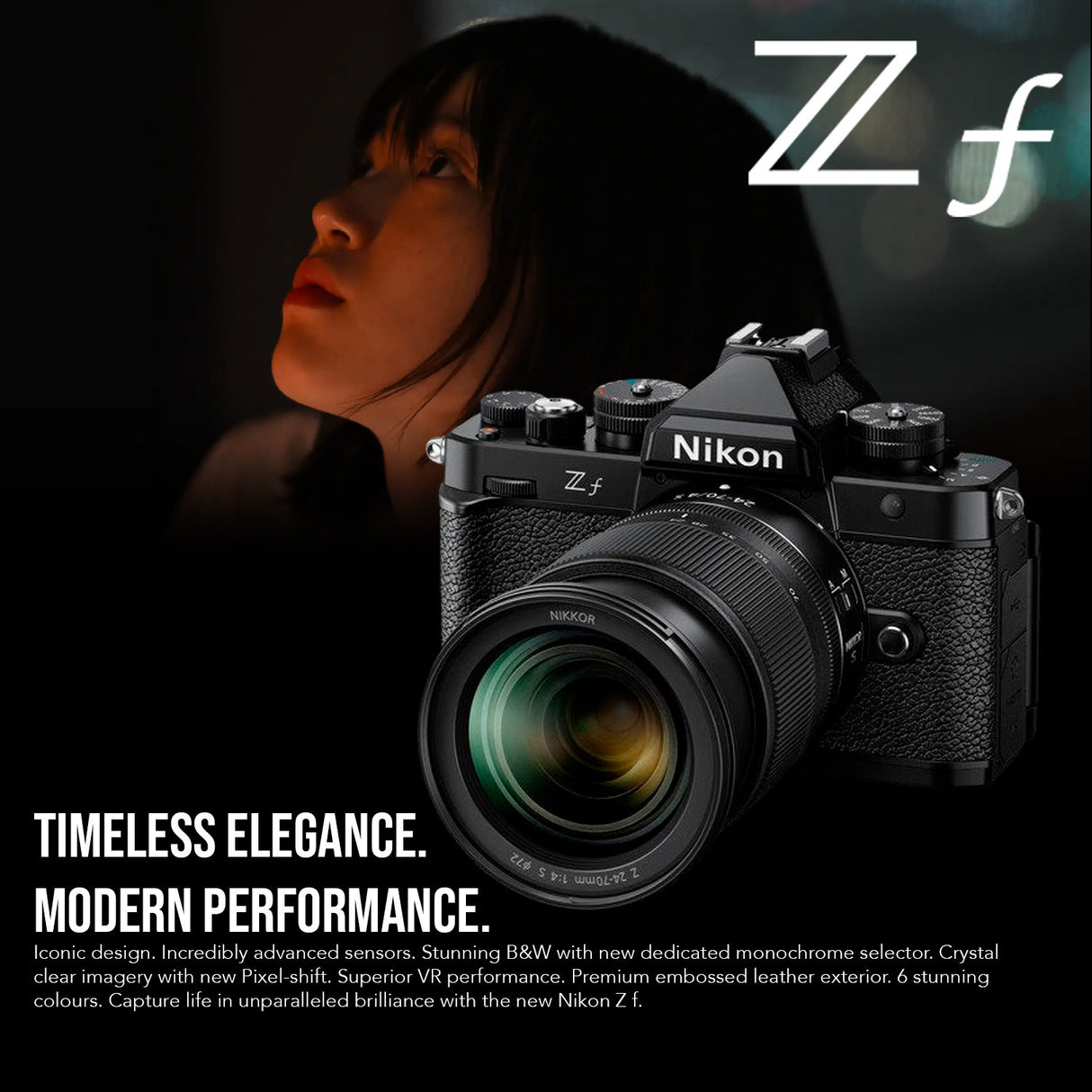 Nikon Z F EXPEED 7 Image Processor Mirrorless Camera with Nikon FTZ II Mount Adapter Bundle