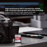 Kingston Canvas React Plus 64GB U3 V90 SD Card (2-Pack) and Focus All-In-One Card Reader Bundle