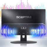 Sceptre E248W-19203R 24-Inch FHD Professional Ultra Slim LED Monitor with Built-In Speakers (Black)