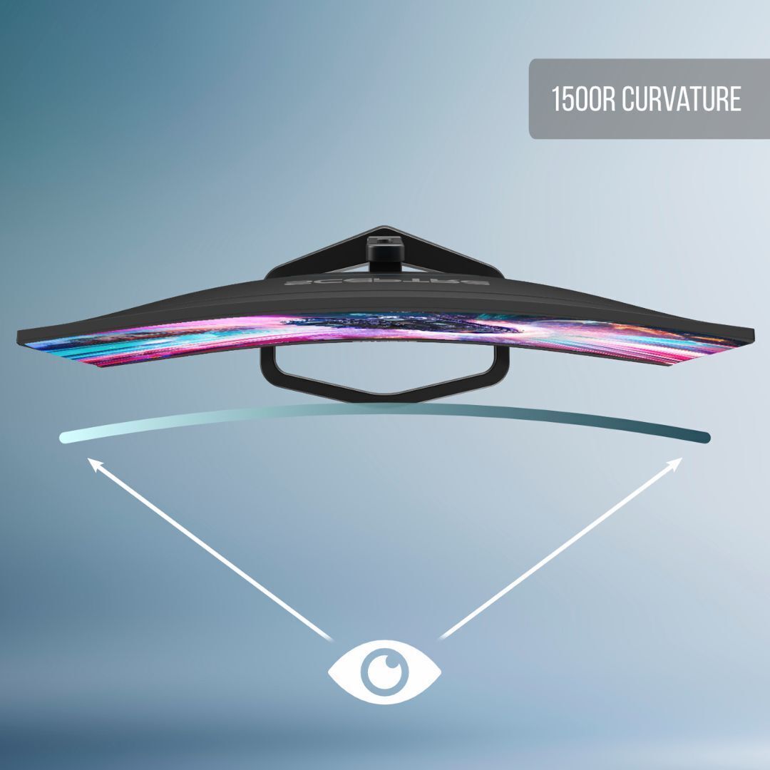 Sceptre C275B-FWT240 27-Inch LED Curved Gaming Monitor with 1080P FHD and Built-In Speakers (Black)