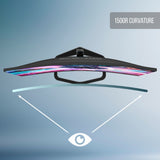 Sceptre C275B-FWT240 27-Inch LED Curved Gaming Monitor with 1080P FHD and Built-In Speakers (Black)