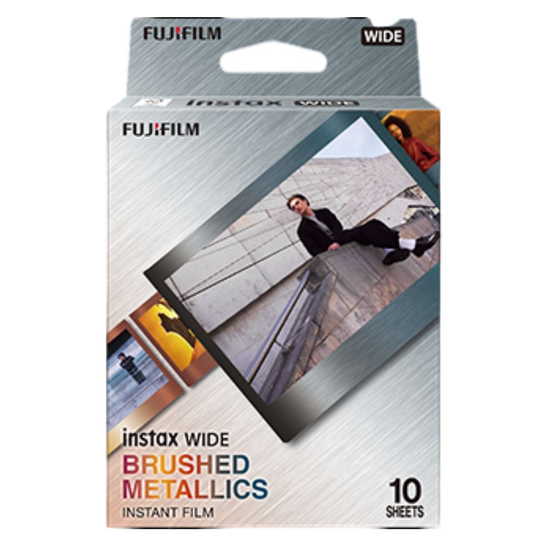Fujifilm instax Wide Brushed Metallics 86mm x 108mm Instant Film (10 Sheets)