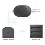 OBSBOT 360-Degree Rotation Play-More Combo for OBSBOT Tail Air with Long-Lasting Batteries (Black)