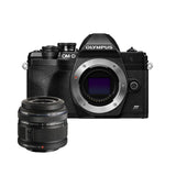 Olympus OM-D E-M10 Mark IV Camera Body (Black) with M.Zuiko Digital ED 14-42mm f3.5-5.6 Lens Bundle