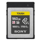 Sony 960GB CFexpress Type B Tough Waterproof Memory Card with Up to 1850 MBPS Reading Speed