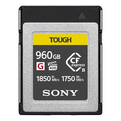 Sony 960GB CFexpress Type B Tough Waterproof Memory Card with Up to 1850 MBPS Reading Speed
