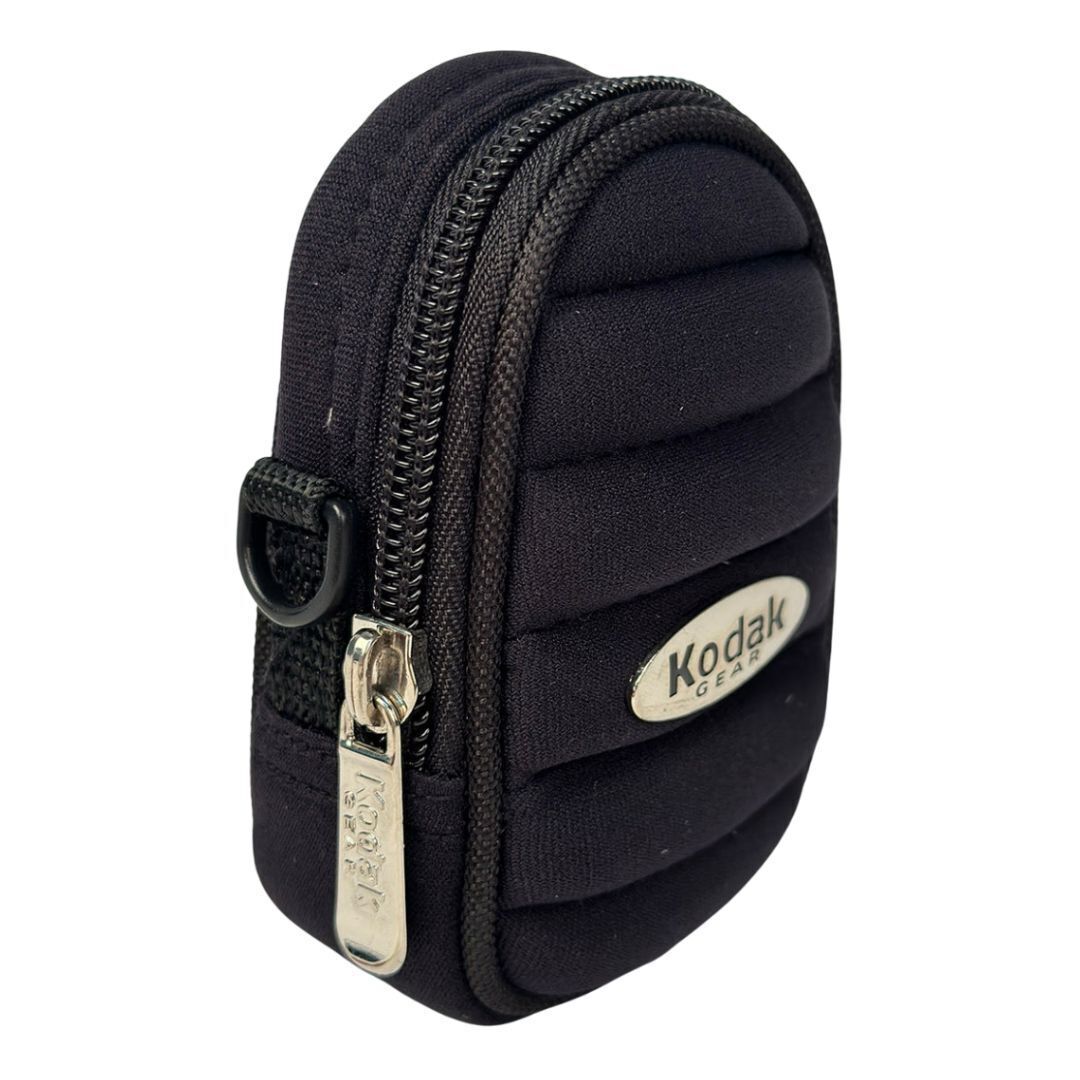 Kodak Gear Silverado P01 Small Pouch Micro Case with Weather-Resistant Design and Belt Loop (Black)