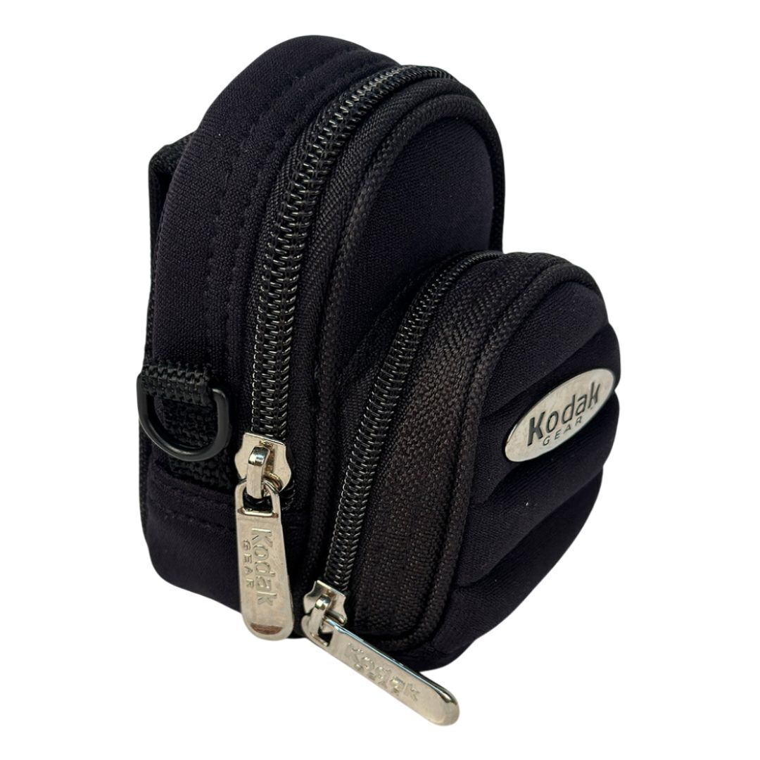 Kodak Gear Silverado P04 Small Pouch Micro Twin Pocket Case with Weather-Resistant Design (Black)