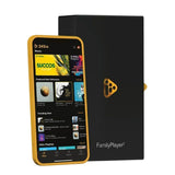 24Six Family Player2 Super-Thin 64GB Kosher Media Player with 6.5-Inch HD Screen (Black and Orange)