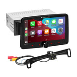 Planet Audio P80CPAP Single-DIN Mech-Less Car Stereo System with 8-Inch Touchscreen and Android Auto