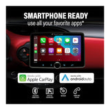 Planet Audio P80CPAP Single-DIN Mech-Less Car Stereo System with 8-Inch Touchscreen and Android Auto