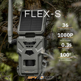 Spypoint FLEX-S 36 Megapixel Trail Camera with 100-Feet Flash and Detection Range Bundle