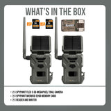 Spypoint FLEX-S 36 Megapixel Trail Camera with 100-Feet Flash and Detection Range (2-Pack) Bundle