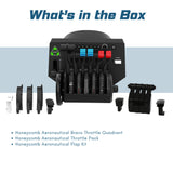 Honeycomb Aeronautical Bravo Throttle Quadrant and Throttle Pack for Airbus A319-A380 Bundle