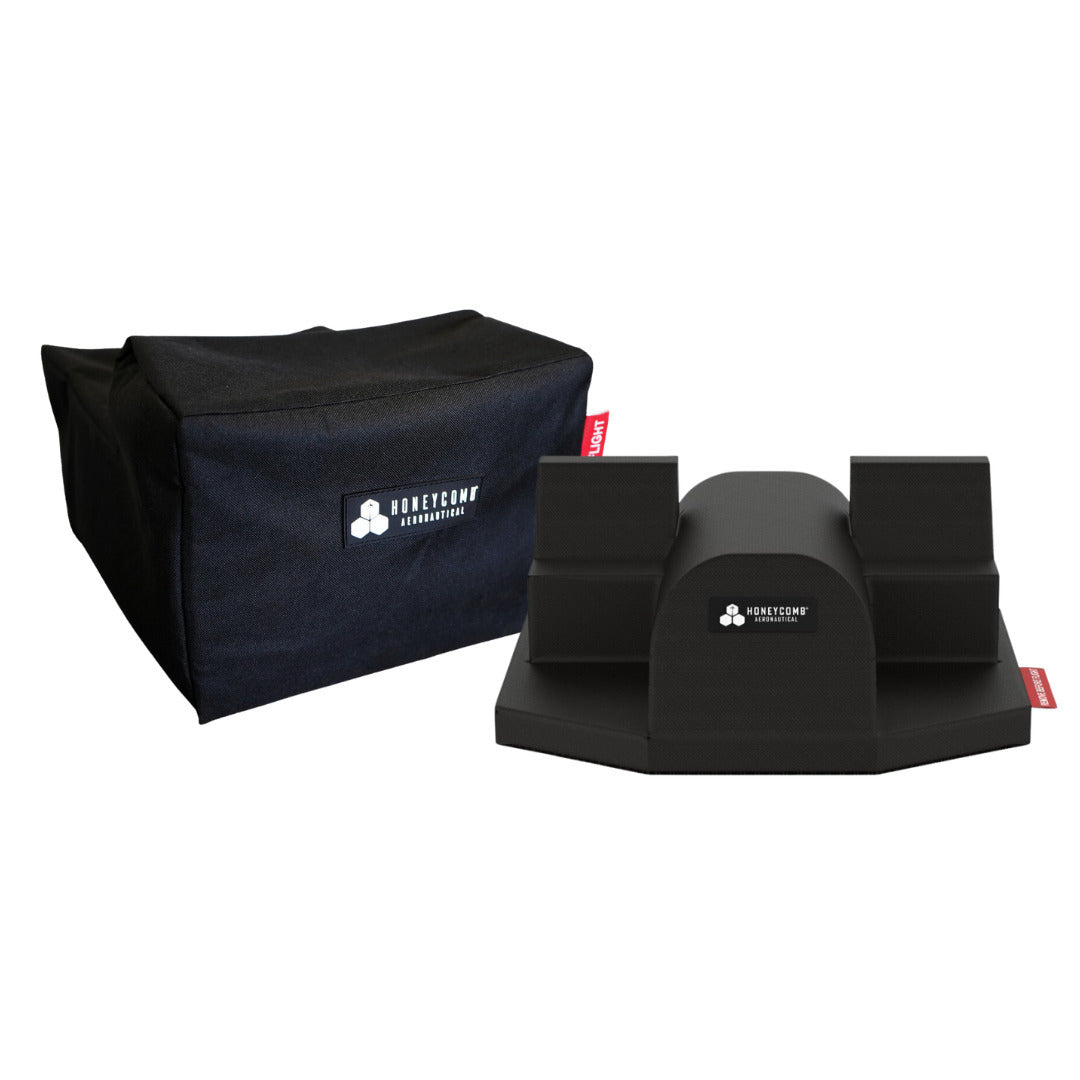 Honeycomb Aeronautical Synthetic Fiber Dust Cover for Charlie Rudder Pedals and Dust Cover Bundle
