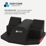 Honeycomb Aeronautical Synthetic Fiber Dust Cover for Charlie Rudder Pedals and Dust Cover Bundle