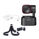 OBSBOT Tiny 2 Lite AI-Powered 4K PTZ Webcam with Advanced CMOS Sensor and Preset Modes Bundle