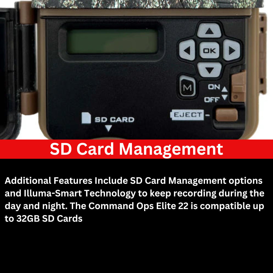 Browning Trail Cameras Command Ops Elite 22 22-Megapixel Trail Camera with Illuma-Smart Technology