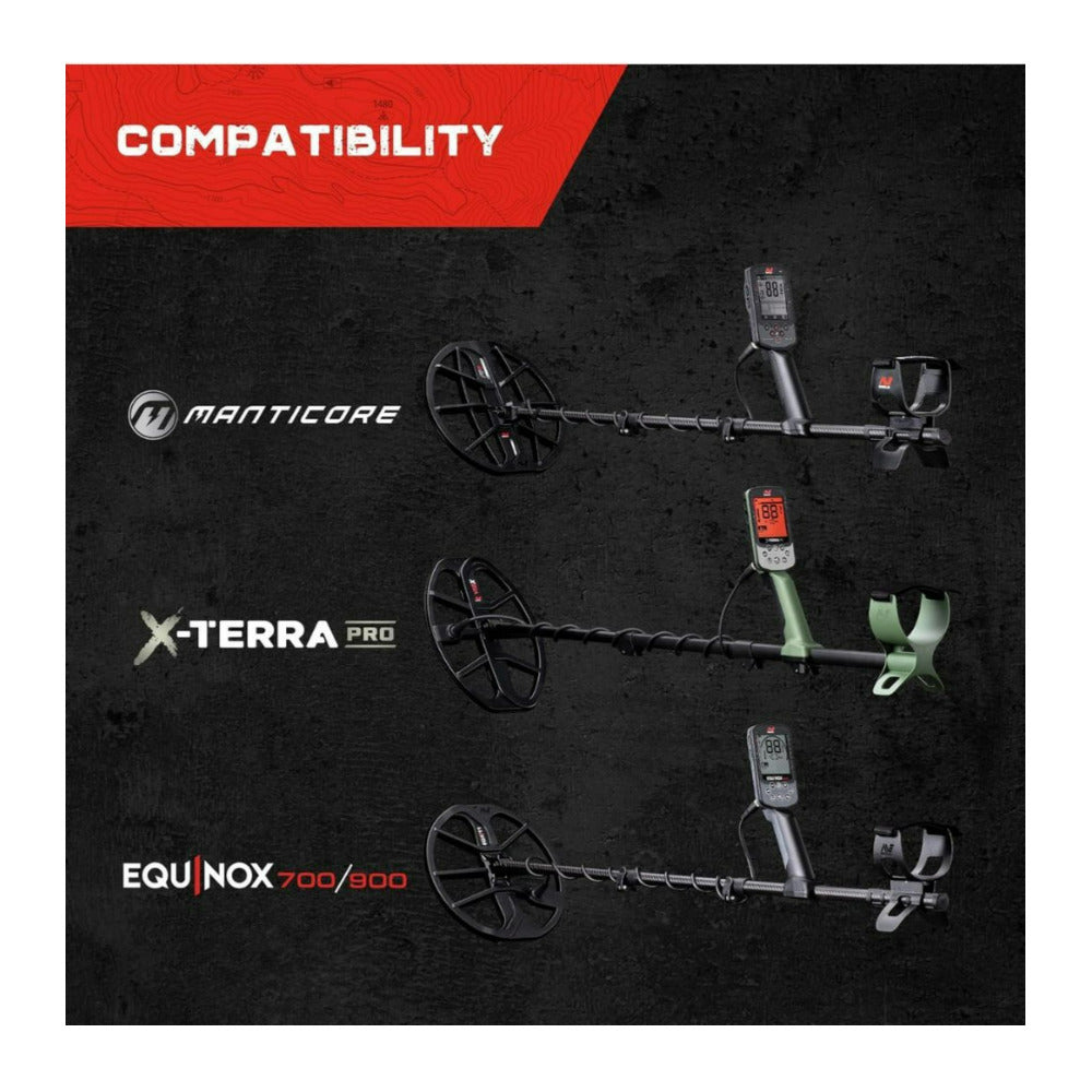 Minelab ML105 Wireless Analog Headphone for MANTICORE, EQUINOX 700, 900, and X-TERRA PRO (Black)