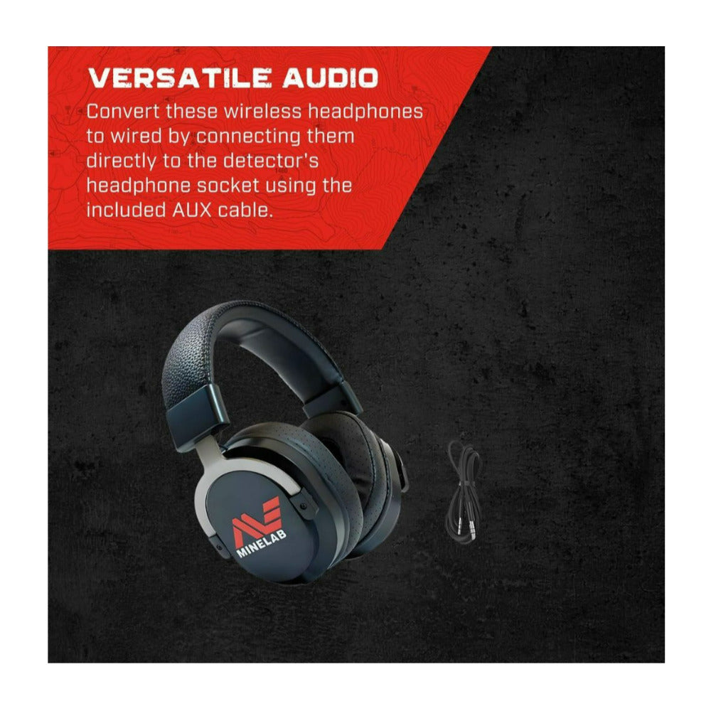 Minelab ML105 Wireless Analog Headphone for MANTICORE, EQUINOX 700, 900, and X-TERRA PRO (Black)