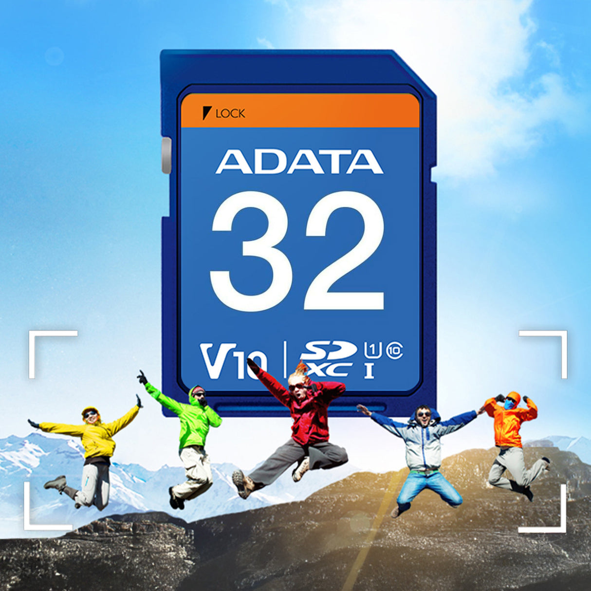 ADATA Premier 32GB SDHC UHS-I U1 Waterproof Shockproof Anti-Static Memory Card (10-Pack) Bundle