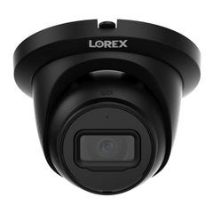Lorex A14 4K Resolution 8MP IP Wired Turret Dome Security Camera with Smart Motion Detection (Black)