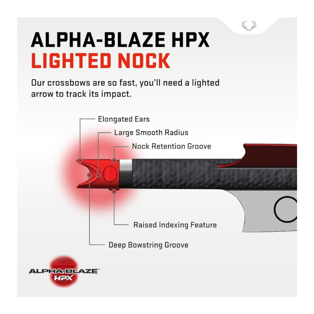 TenPoint Ready to Hunt Accessory Package with Red LED Nocks and Broadhead Arrows