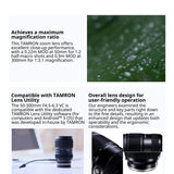 Tamron 50-300mm f/4.5-6.3 Di III VC VXD Lens (Sony E) with Gadget Bag and Filter Set Bundle