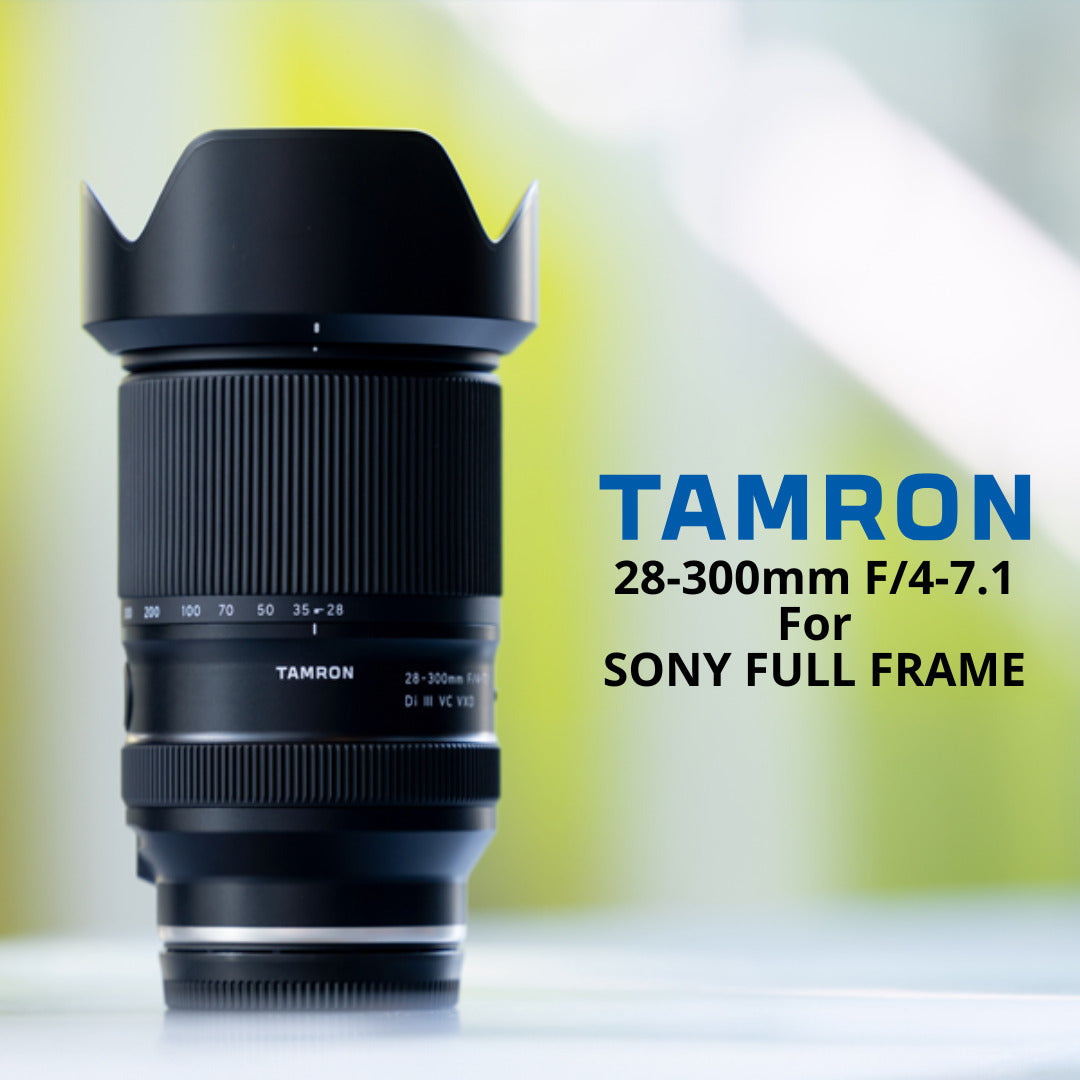 Tamron 28-300mm F/4-7.1 Di III VC VXD for Sony E-Mount (Model A074S) with Bag and Lens Filter Bundle