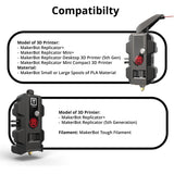 MakerBot MP08325 Tough Smart Extruder Plus for Replicator Plus and Smart Extruder Plus Bundle