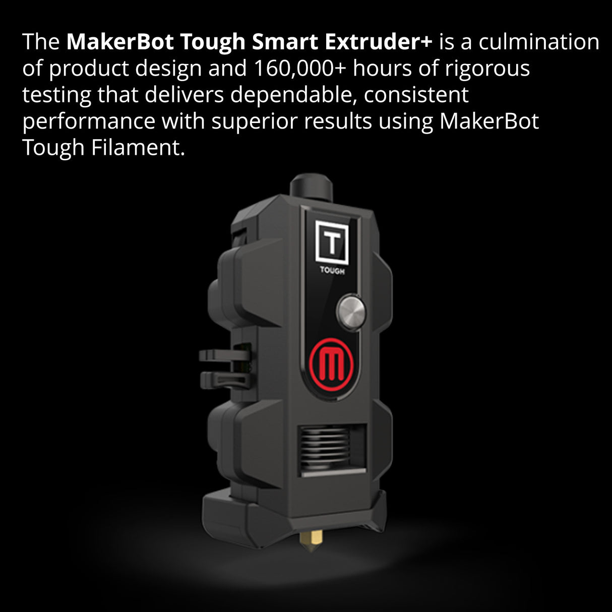 MakerBot MP08325 Tough Smart Extruder Plus for Replicator Plus and MakerBot Filament Spool Bundle
