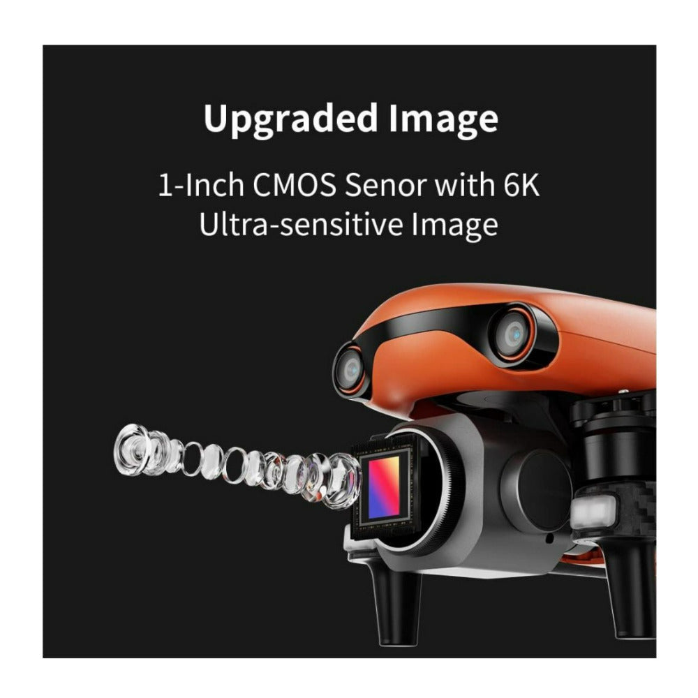 Autel Robotics EVO Lite Plus Drone with 3-Axis Gimbal 6K 20MP Camera (Premium Package, Orange)