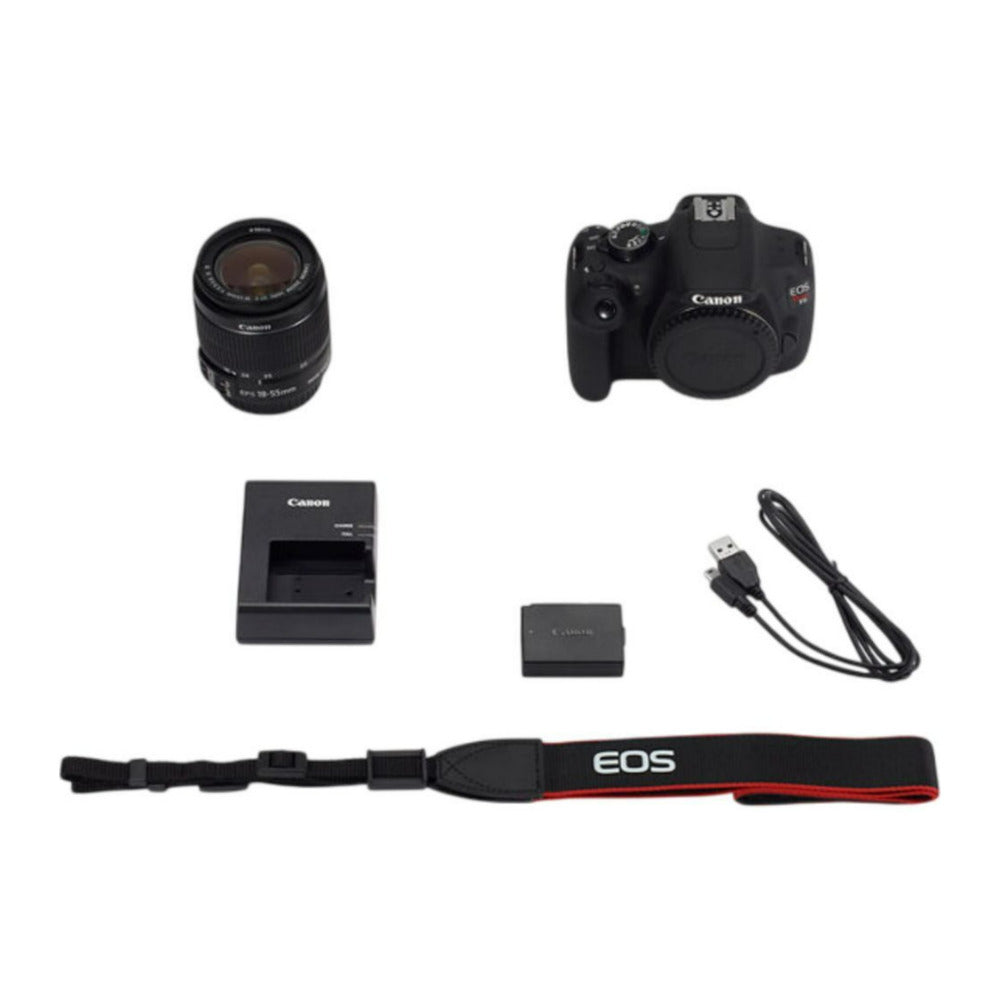 Canon EOS Rebel T5 DSLR Camera with 18-55mm II Lens, 18MP, 3.0" LCD (Black) (Certified Refurbished)