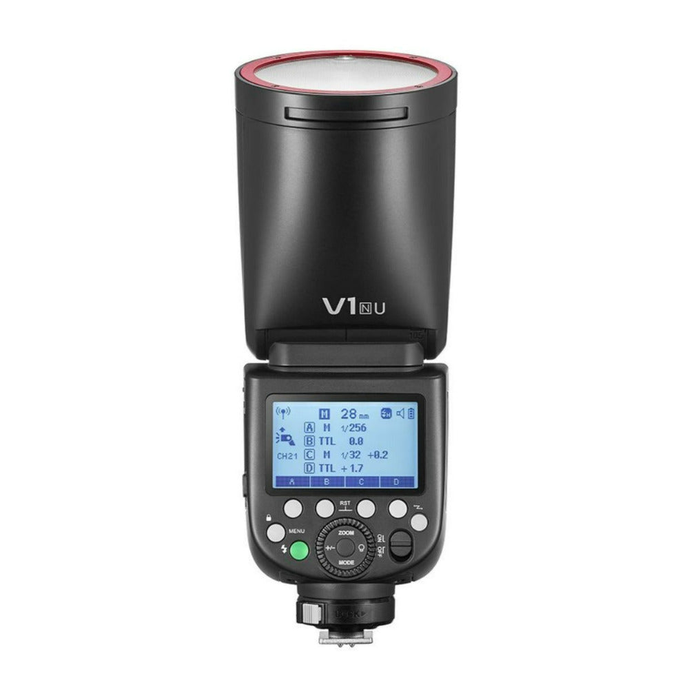 Godox V1 Flash for Nikon with 2.4 GHz Wireless X-System Transmitter and LED Modeling Light