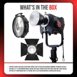 Aputure STORM 1200x Dual-Color Point Source Light Fixture with Advanced Dimming Technology Bundle