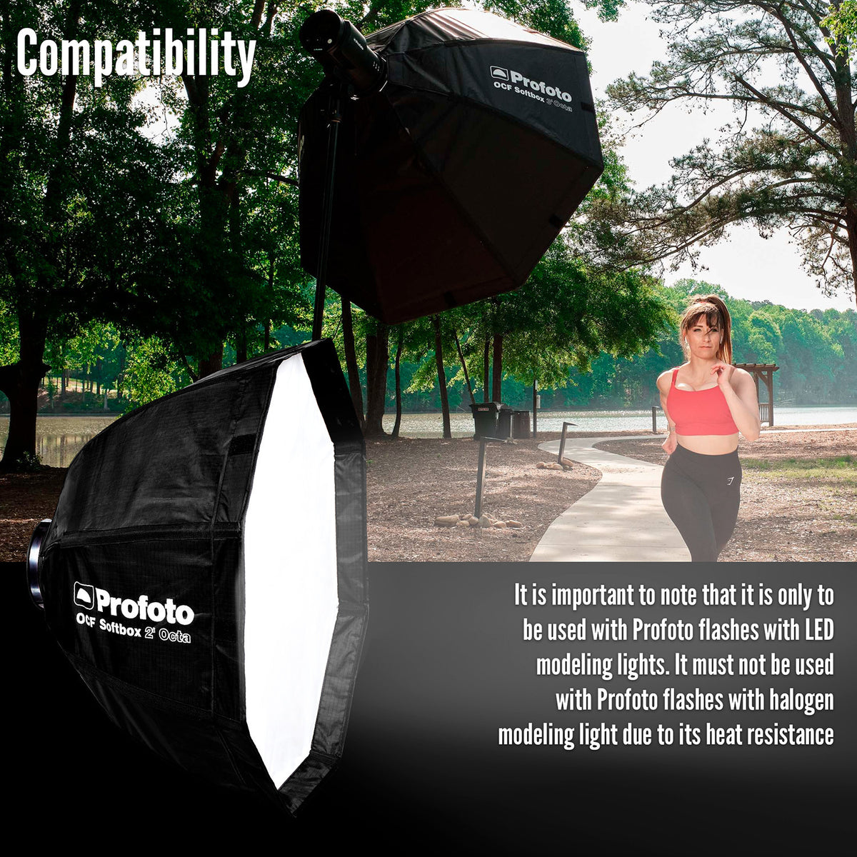 Profoto OCF 2-Feet Octa Softbox with Profoto OCF Softgrid 2-Feet Octa and OCF Speedring Bundle
