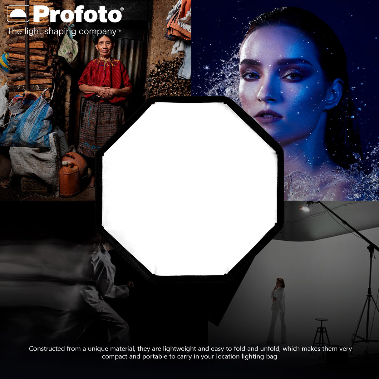 Profoto OCF 2-Feet Octa Softbox with Profoto OCF Softgrid 2-Feet Octa and OCF Speedring Bundle