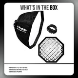 Profoto OCF 2-Feet Octa Softbox with Profoto OCF Softgrid 2-Feet Octa and OCF Speedring Bundle