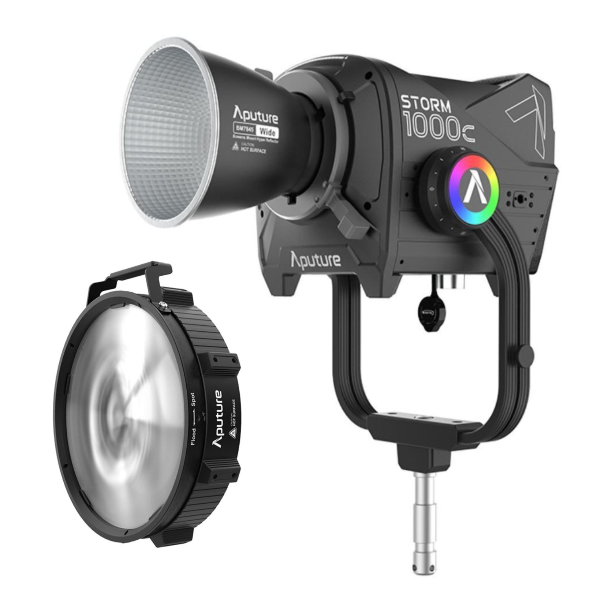 Aputure Storm 1000c Point-Source Fixture with Wide Hyper Reflector