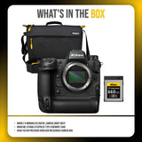 Nikon Z 9 Mirrorless Digital Camera (Body Only) with CFexpress Memory Card and Camera Bag Bundle