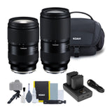 Tamron 50-300mm F4.5-6.3 Di III VC VXD Lens for Sony E-Mount (Model A069S) with 28-75mm Lens Bundle