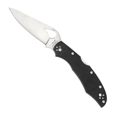 Spyderco Byrd Cara Cara 2 Black Folding Knife with 8Cr13MoV PlainEdge Blade