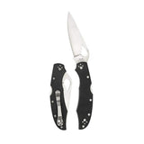 Spyderco Byrd Cara Cara 2 Black Folding Knife with 8Cr13MoV PlainEdge Blade