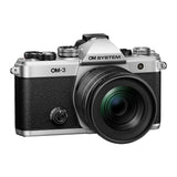 OM SYSTEM OM-3 Mirrorless Micro Four Thirds System Camera with M.Zuiko Digital 12-45mm F4 Lens Kit